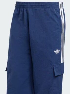 NWT Adidas Men’s Adicolor 3S Cargo Pants HR3362 Blue Indigo (2XL)